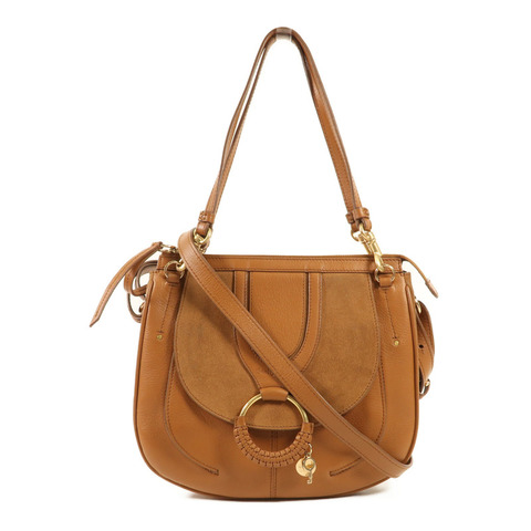 SEE BY CHLOE 牛皮皮革Shoulder Bag金扣手挽肩背兩用袋