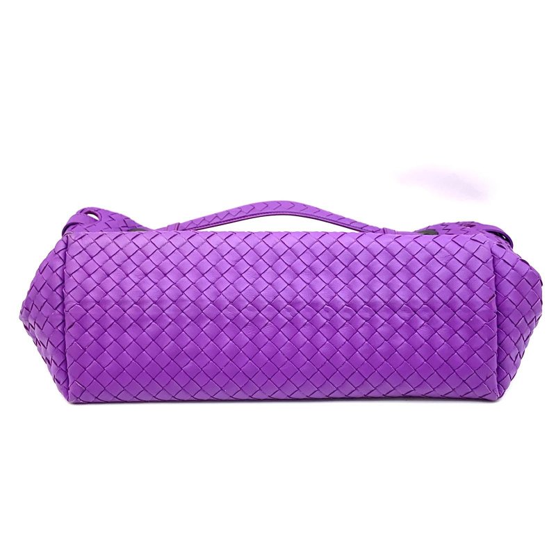 Bottega Veneta BV 紫色雙橋編織腋下單肩tote bag 托特包-6