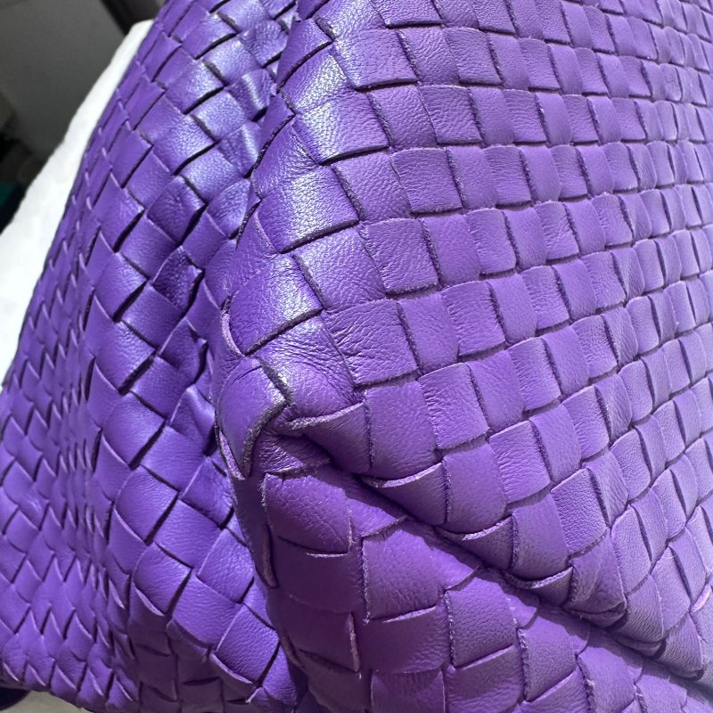 Bottega Veneta BV 紫色雙橋編織腋下單肩tote bag 托特包-7