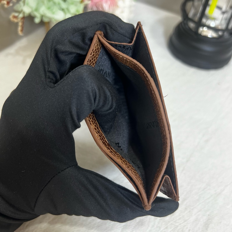 Lanvin鴕鳥腳皮卡片夾-9