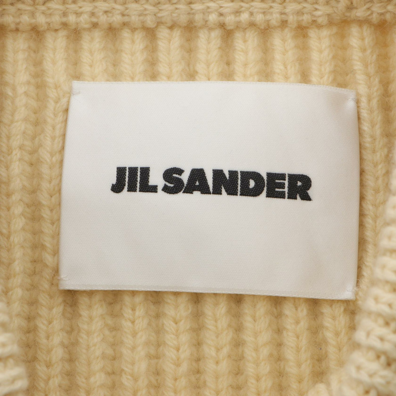 JIL SANDER 羊毛白色背心 J22FB0112J14511 44號 二手 女款-2