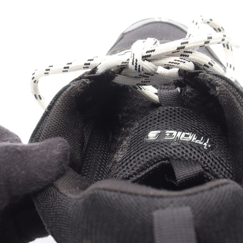 巴黎世家 Triple S 運動鞋 533882 織品皮革 黑色 8 號 二手 男款-13