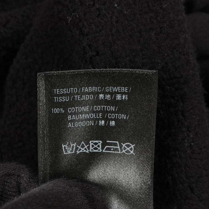 BALENCIAGA ATHLETES 長袖衛衣 641654 純棉 黑色 #XS 二手男款-3