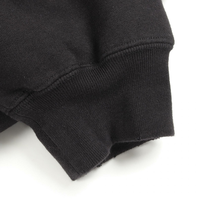 BALENCIAGA ATHLETES 長袖衛衣 641654 純棉 黑色 #XS 二手男款-6