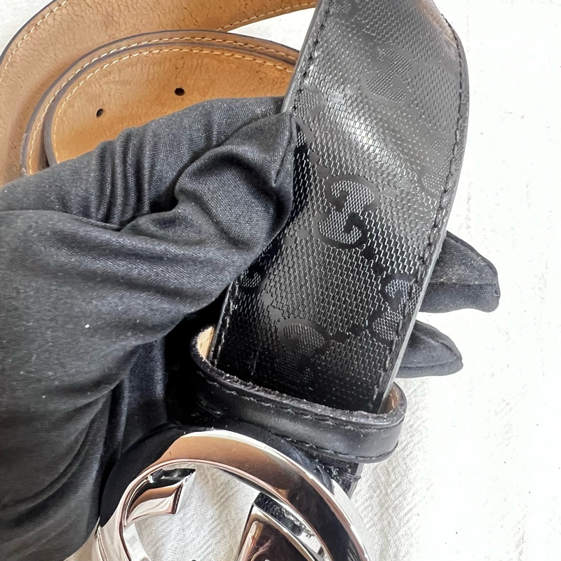 Gucci 雙G 皮帶 腰帶-2