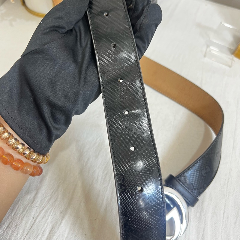 Gucci 雙G 皮帶 腰帶-3