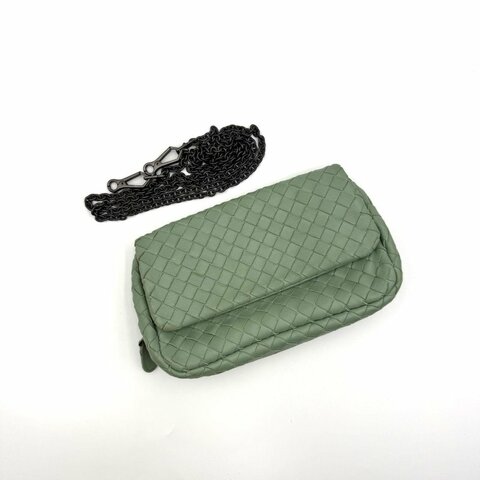 Bottega Veneta   woc編織小元寶包Olympia鏈條包