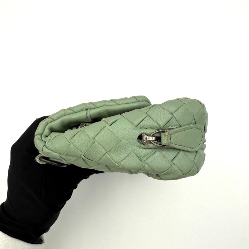 Bottega Veneta   woc編織小元寶包Olympia鏈條包-6