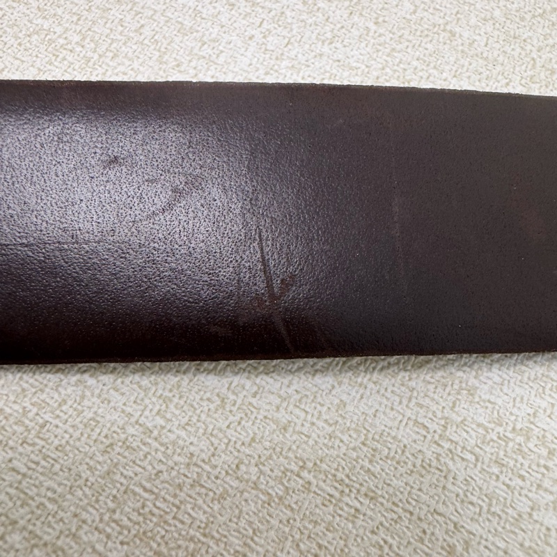 DIOR 金x黑頭 黑皮革 皮帶 腰帶-5