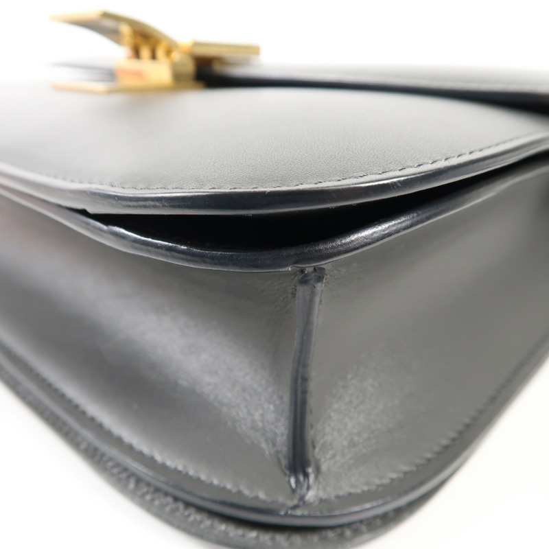 CELINE 牛皮皮革Classic Box金扣肩背袋-9