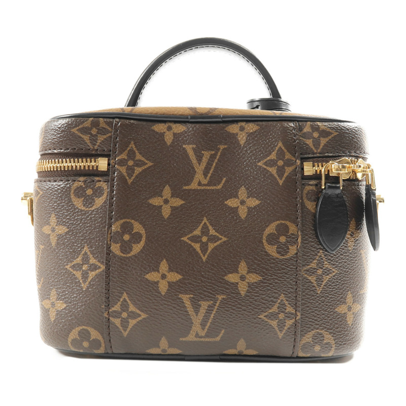 LOUIS VUITTON Monogram Reverse Vanity PM金扣手挽肩背兩用袋-1