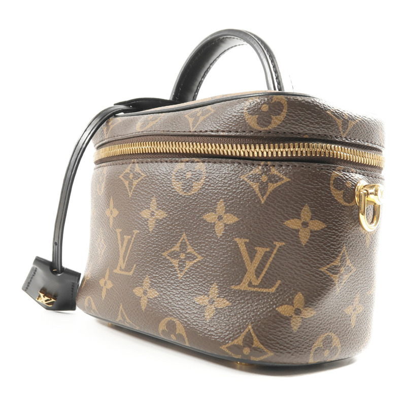 LOUIS VUITTON Monogram Reverse Vanity PM金扣手挽肩背兩用袋-2