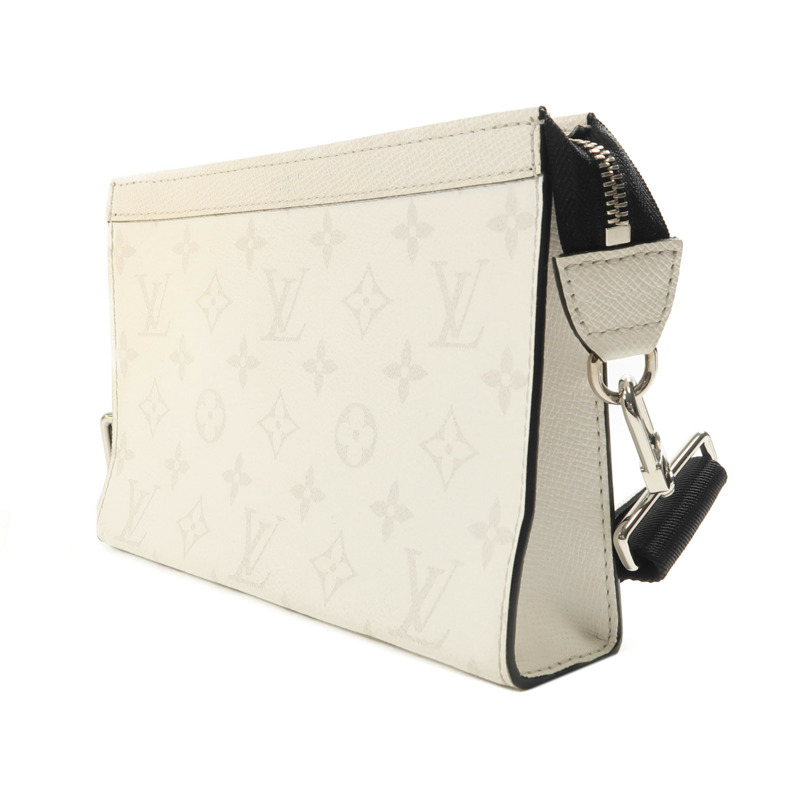 LOUIS VUITTON Monogram Taigarama Gaston銀扣肩背袋-2