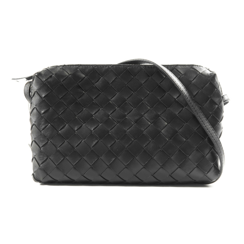 BOTTEGA VENETA 牛皮皮革Shoulder Bag銀扣肩背袋-0