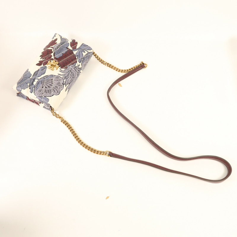 Tory Burch 羊皮皮革Shoulder Bag金扣鏈帶肩背袋-7