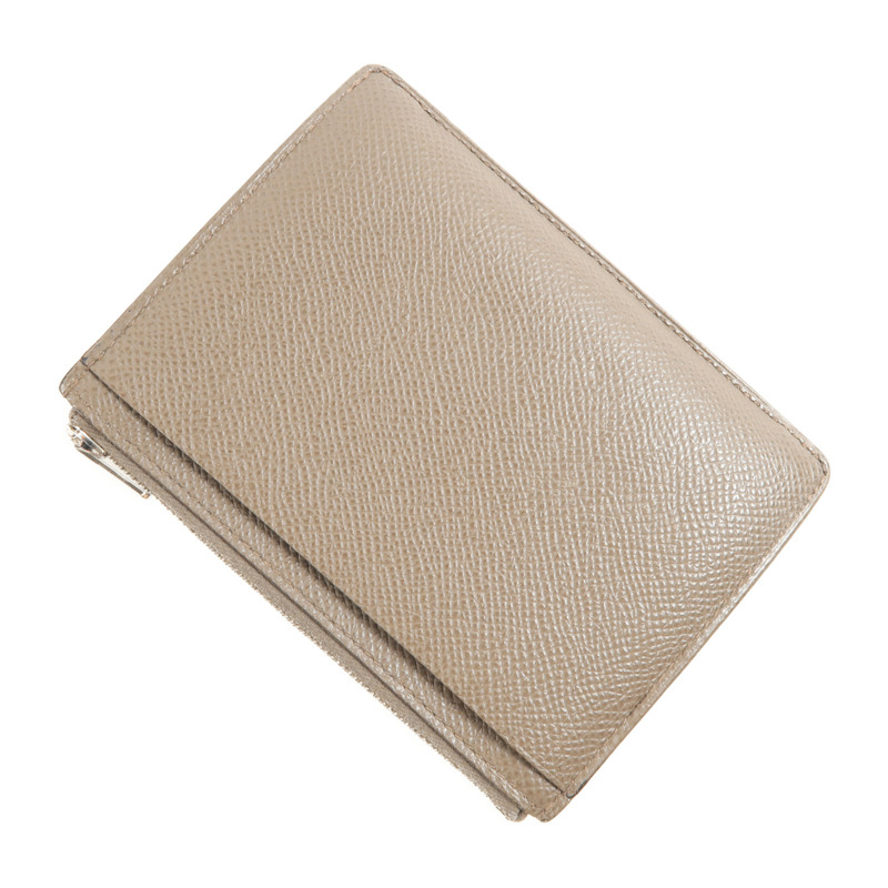 HERMES Epsom皮革Porte-Cartes Zippe City銀扣錢包Etain-3