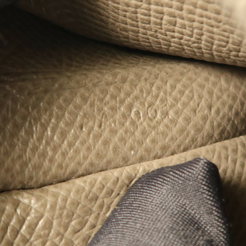 HERMES Epsom皮革Porte-Cartes Zippe City銀扣錢包Etain-6