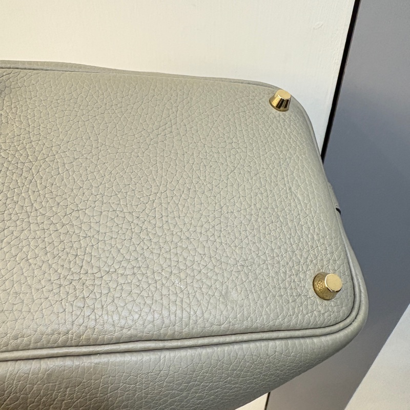 Hermes 鼠尾草色TC牛皮菜籃子-5