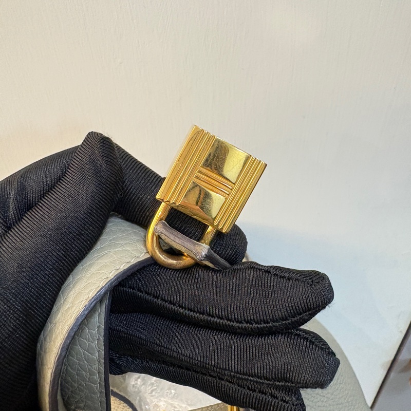 Hermes 鼠尾草色TC牛皮菜籃子-8