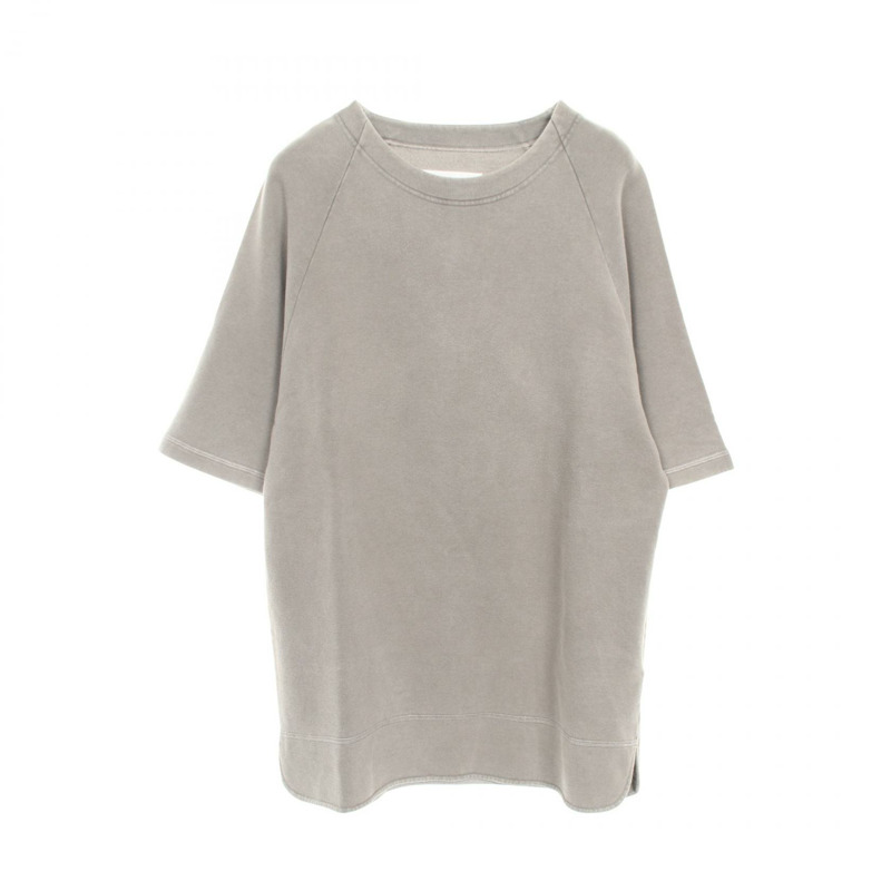 JIL SANDER 男灰色純棉運動衫 JSMU707000 S尺寸（二手）-0