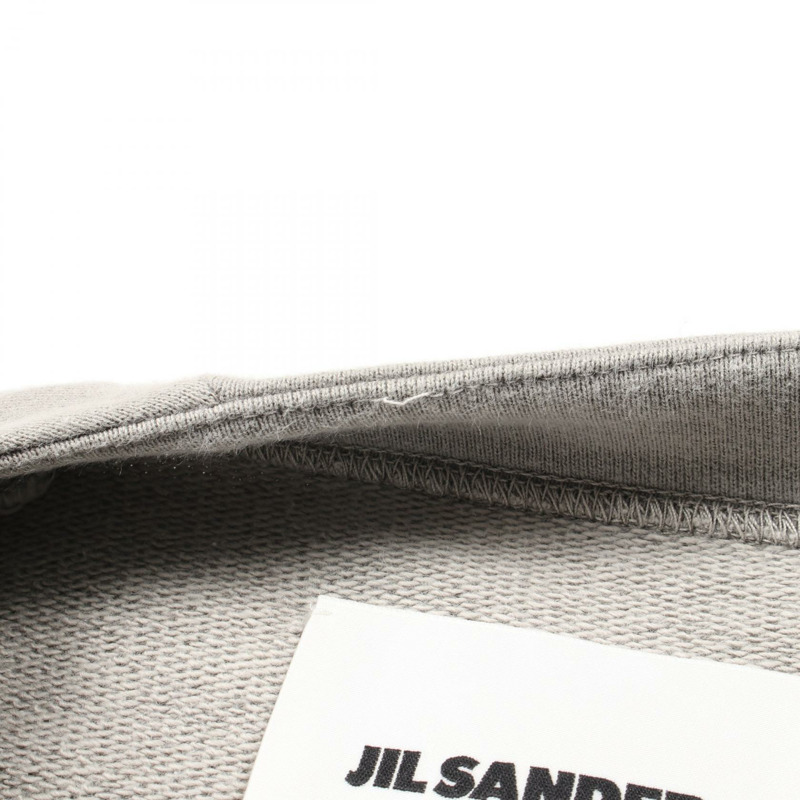 JIL SANDER 男灰色純棉運動衫 JSMU707000 S尺寸（二手）-5