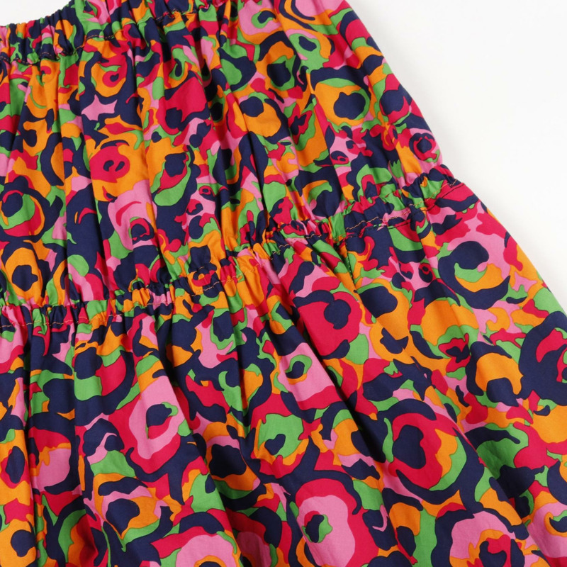 MARNI 印花中長半身裙 棉質 多色 38 碼 二手 女款-5