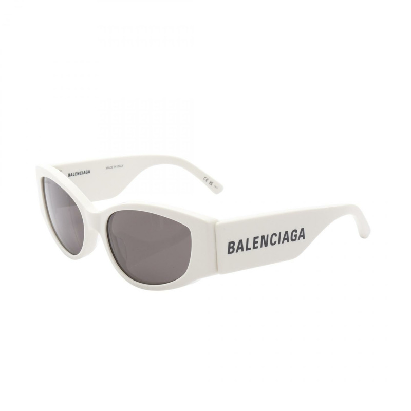 巴黎世家 (BALENCIAGA) 太陽眼鏡 BB0258S-003 塑膠 白色 新款 女士-1