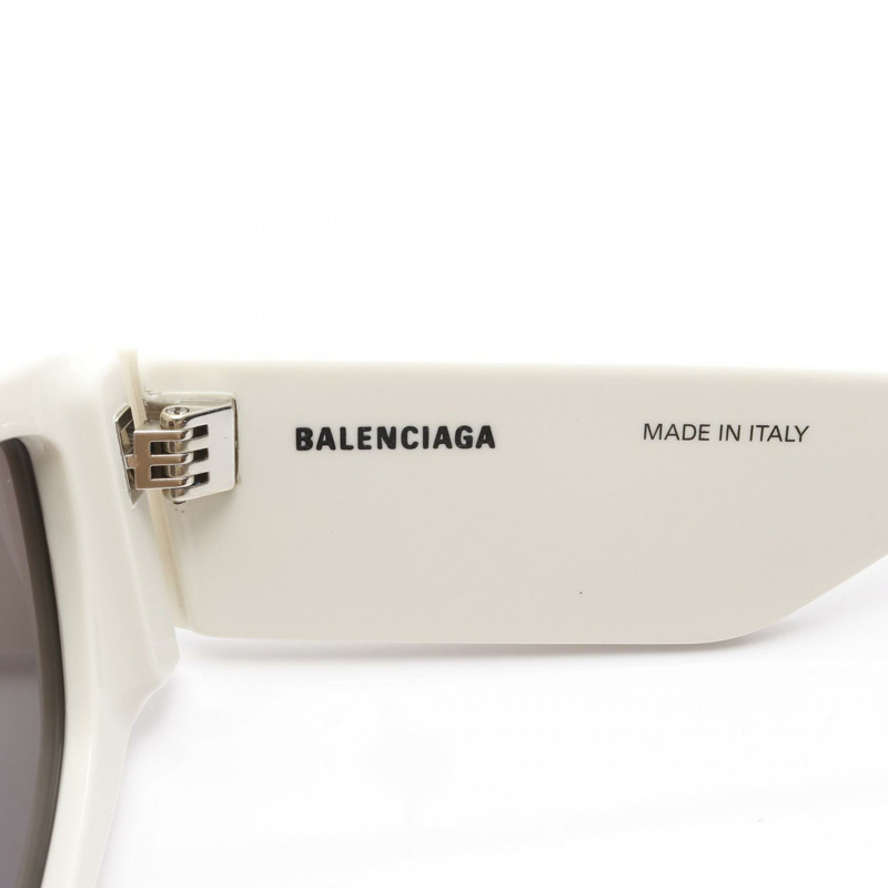 巴黎世家 (BALENCIAGA) 太陽眼鏡 BB0258S-003 塑膠 白色 新款 女士-3