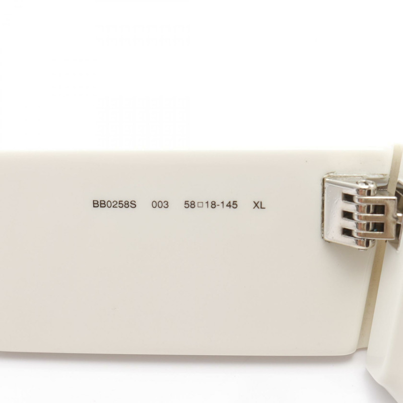 巴黎世家 (BALENCIAGA) 太陽眼鏡 BB0258S-003 塑膠 白色 新款 女士-4