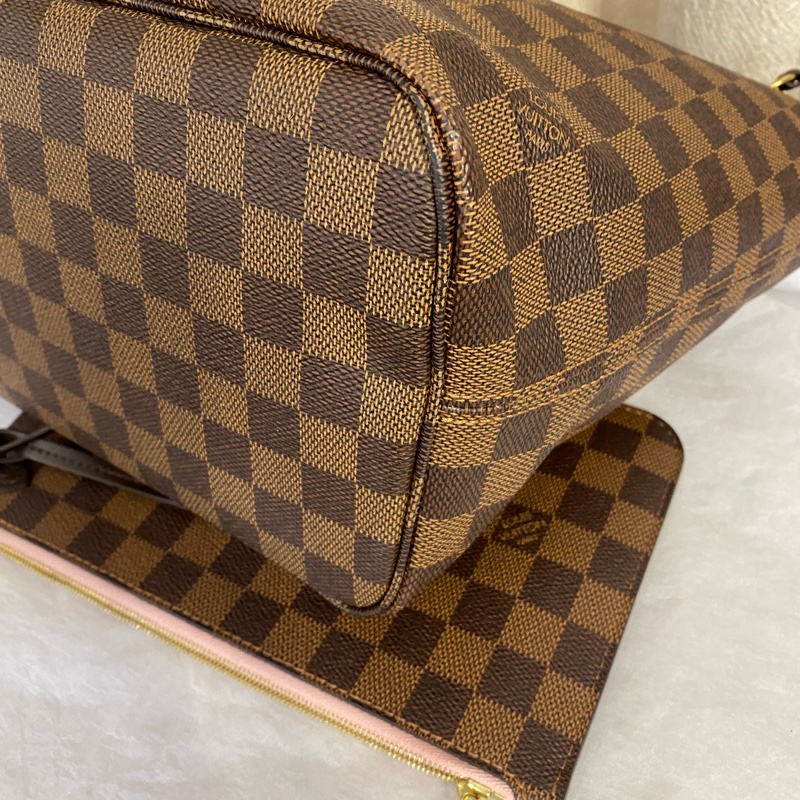 Louis Vuitton 路易威登 棋盤格中號購物袋 粉色內裡-2