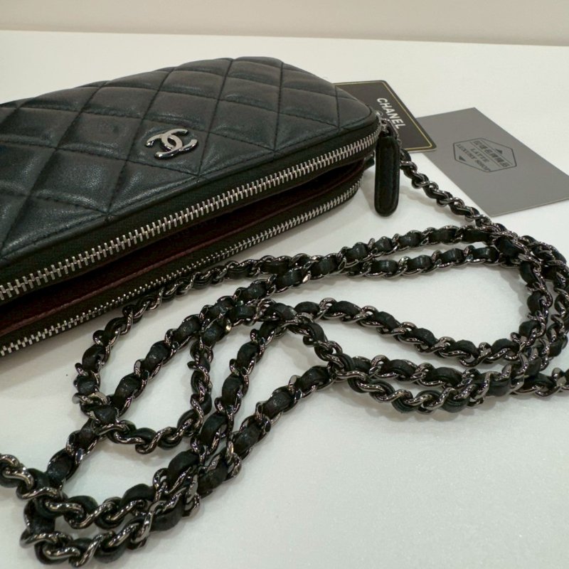 CHANEL WOC/斜背包/側背包 8成新-8