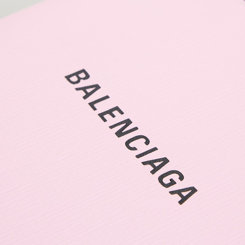 Balenciaga 紙袋包/粉色小號-6