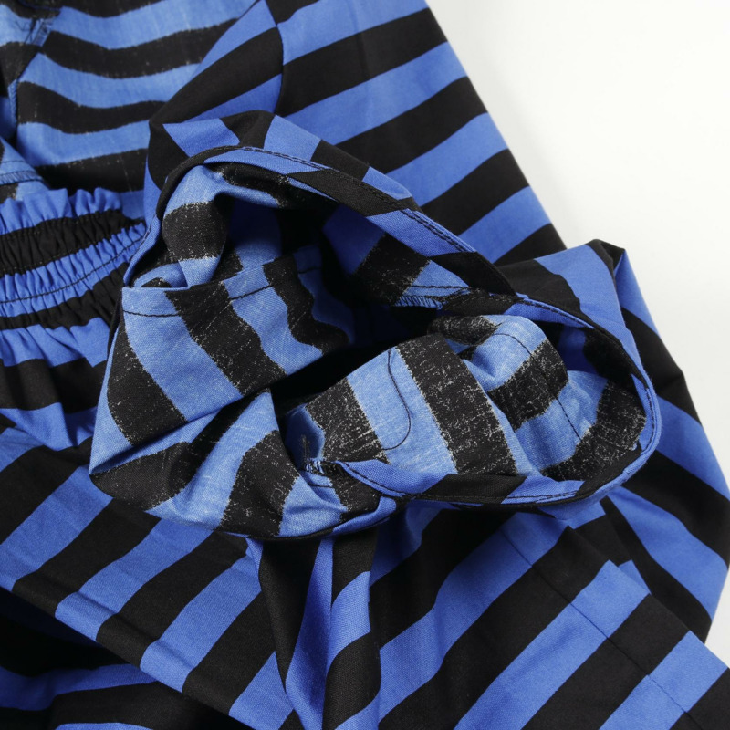 PRADA 短袖襯衫 P9976R 棉藍黑色 42 碼 二手女款-6