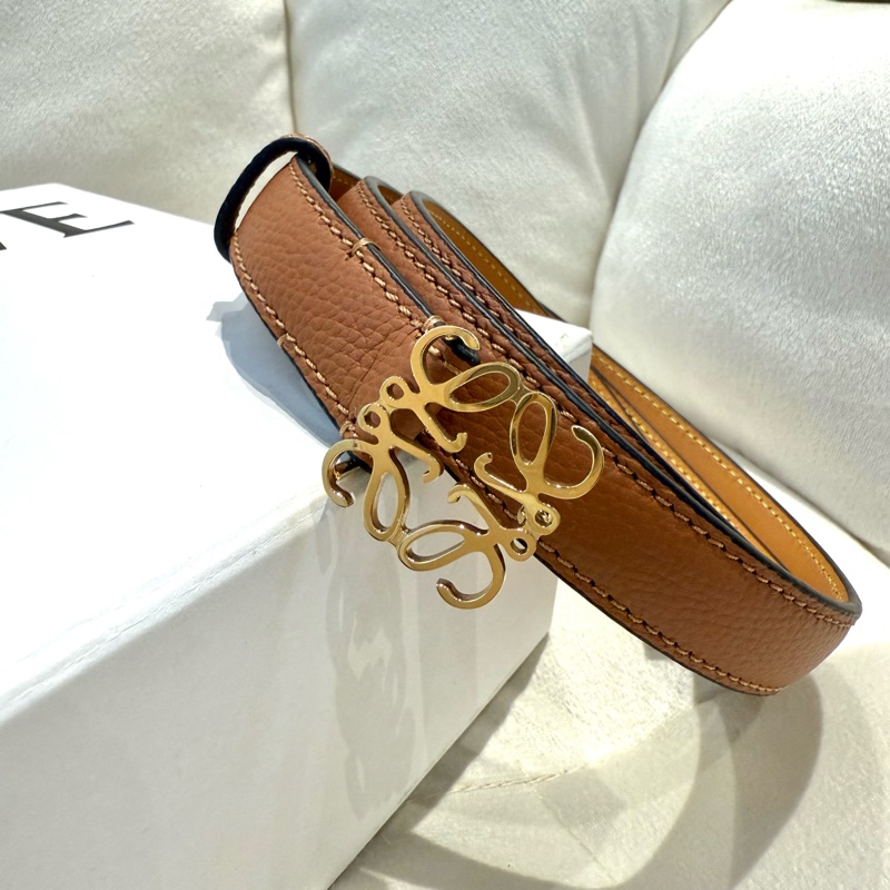 LOEWE Anagram皮帶 (金)-0