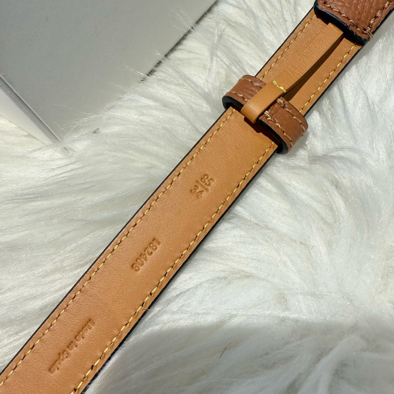 LOEWE Anagram皮帶 (金)-3