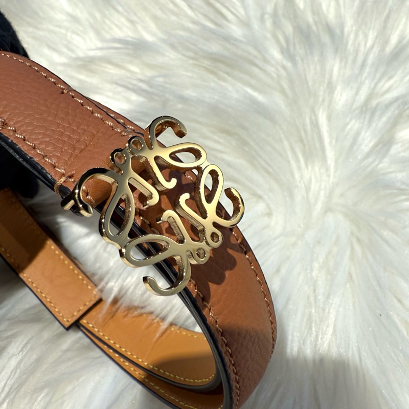 LOEWE Anagram皮帶 (金)-6