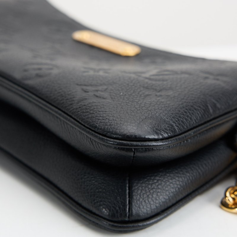 Lv Liv 黑壓紋麻將包/晶片款-6