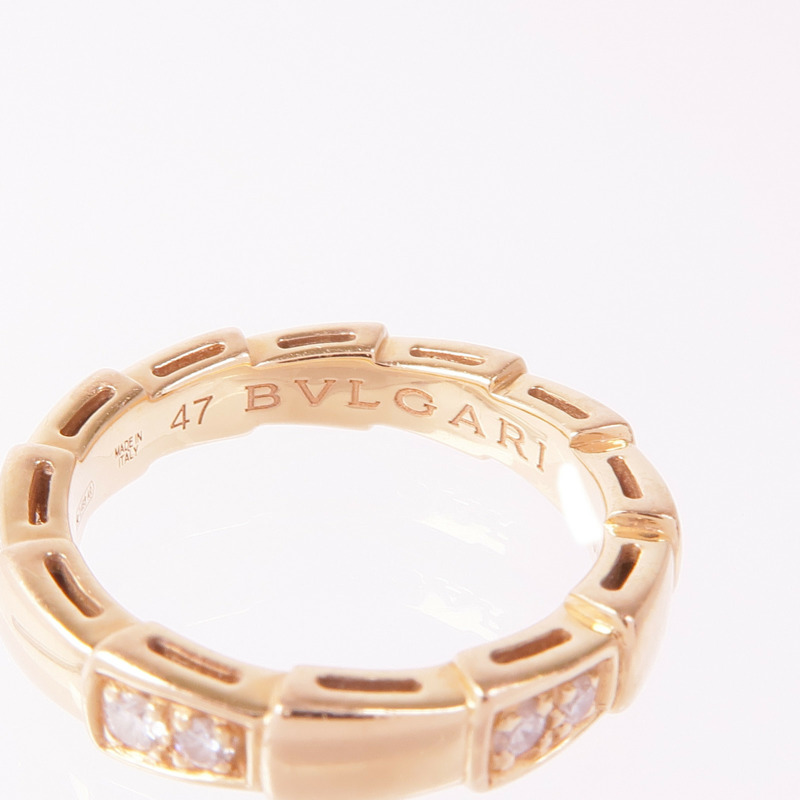 BVLGARI 【激減優惠】18K玫瑰金Ring戒指US#4.25/BVLGARI#47-4