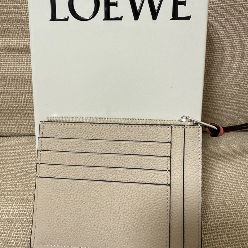 LOEWE 柔軟小牛皮卡夾-7