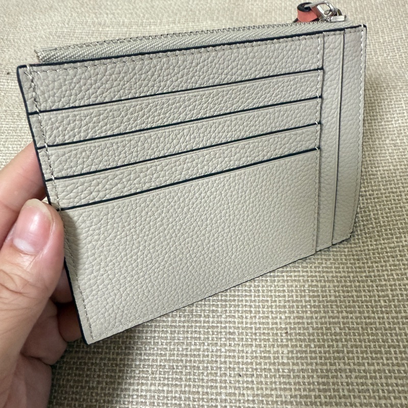 LOEWE 柔軟小牛皮卡夾-8