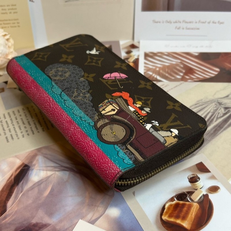 路易威登
Louis Vuitton 聖誕動畫  Monogram 帆布 Evasion Zippy 錢包-2