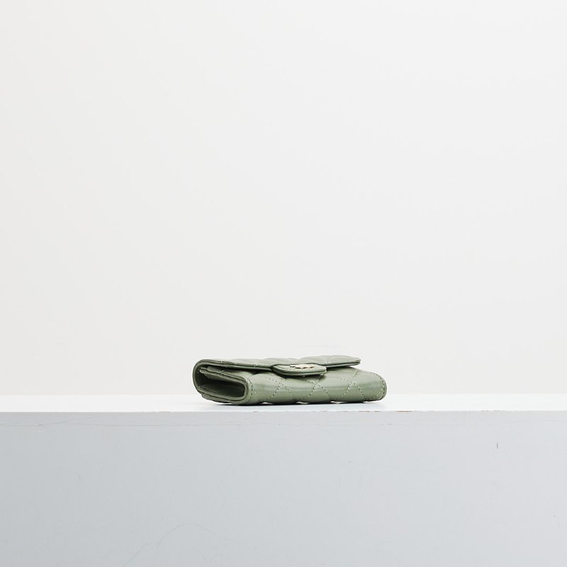 Chanel cf卡包墨綠-2