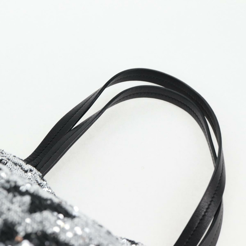 【日本直送】Salvatore Ferragamo 亮片托特包 尼龍 黑色 正品 118787V-13