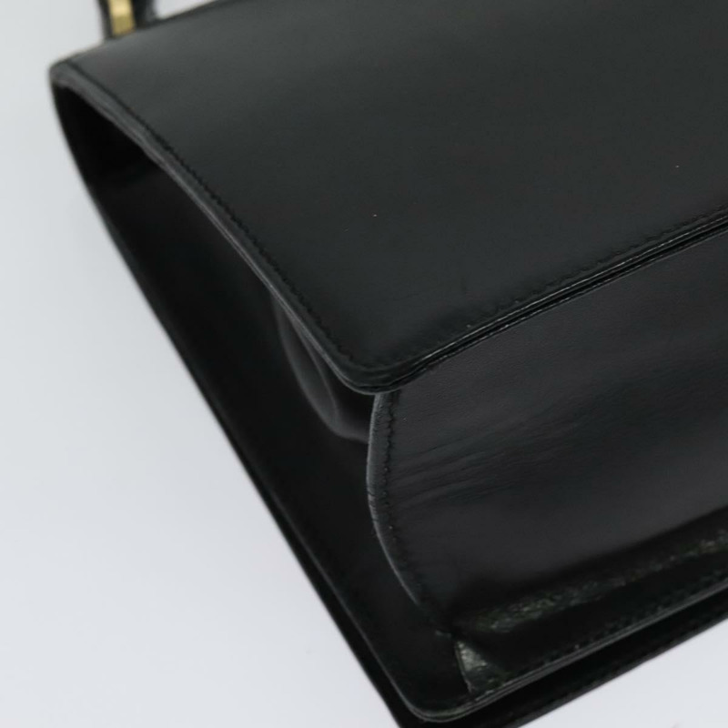 【日本直送】Salvatore Ferragamo Gancini 皮革肩背包 黑色 金色 正品 137001-15