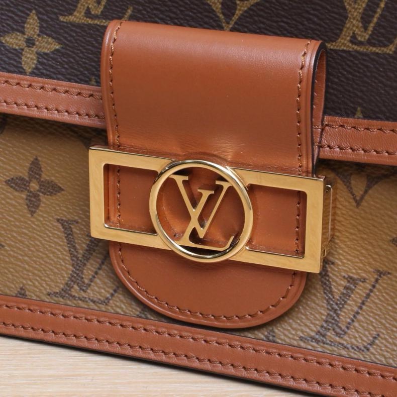LOUIS VUITTON(路易威登) Dauphine 達芙妮 Mini 20 老花 PVC 2019-5