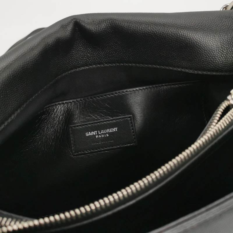 Saint Laurent West Hollywood 中號 牛皮 純色 YSL標誌 單肩包-7