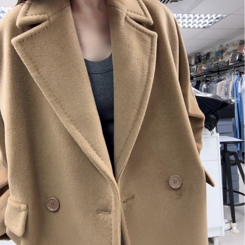 促銷品 Max Mara -MOLO 羊毛大衣 駝色 #40-3