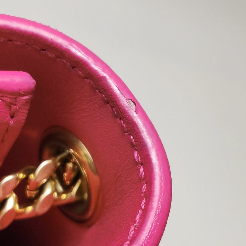 Saint Laurent Kate 凱特包 中號 牛皮 純色 YSL標誌 單肩包-14