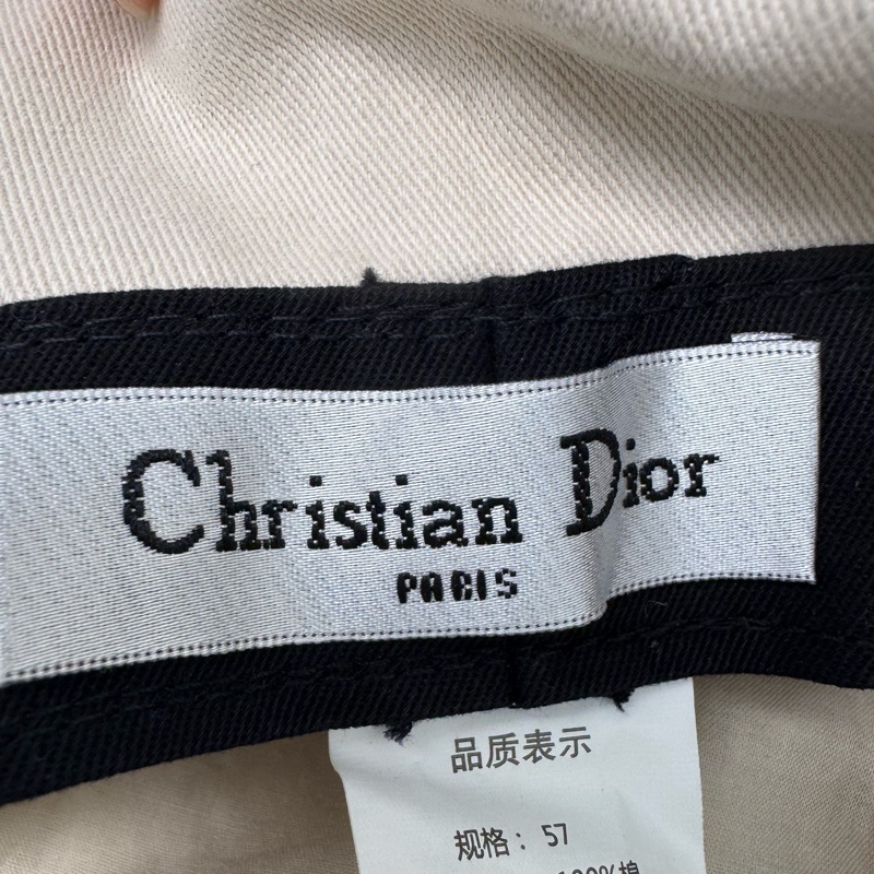 Dior ja’dior 白色漁夫帽-5