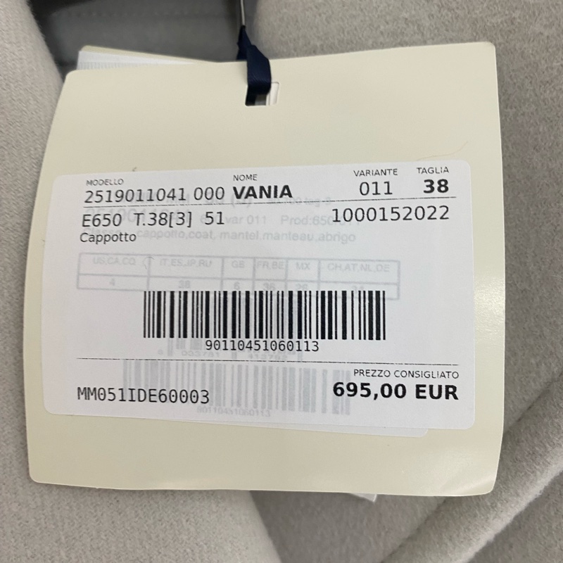 促銷品 Max Mara  -VANIA 雙排扣 羊毛外套 2色-3